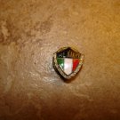 Antique screw on all metal Mexico federation soccer pin badge.