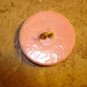 Lovely large plastic button with white & black cow.