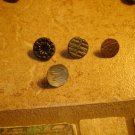 Lot of 4 antique picture buttons.