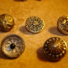 Lot of 5 antique picture buttons 6.