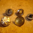 Lot of 5 antique picture buttons 7.