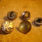 Lot of 5 antique picture buttons 7.