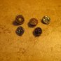 Lot of 5 antique picture buttons 4.