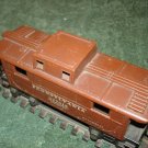 Pre WWII O gauge 2672 metal caboose offered by MTH. Pre WWII O gauge 2672 metal caboose offered by MTH.