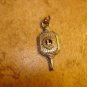 Vintage Lions Club Key Member S 7220 Award Silvertone Metal Charm Pendant