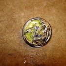 Vintage mother of pearl button with star fairy.
