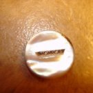 Mother of pearl advertising button for Monroe shocks Mother of pearl advertising button for Monroe shocks