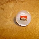 Mother of pearl advertising button for Marlboro cigarette.