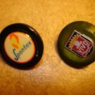 Lot of 2 advertising plastic buttons for Spontex and Vivo. Lot of 2 advertising plastic buttons for Spontex and Vivo.