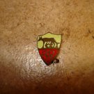 Vintage A.S. Roma all metal brooche soccer pin badge.