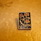 Gold tone all metal MAPMA brooch pin badge with flowers Gold tone all metal MAPMA brooch pin badge with flowers