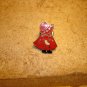 Lovely all metal pin back pin with little girl.