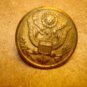 Vintage Waterbury military metal button.