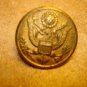 Vintage Waterbury military metal button.