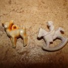 Lot of 2 plastic buttons part of Disney set.
