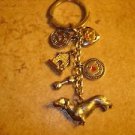 Silver metal key chain "I love my dog". Silver metal key chain "I love my dog".