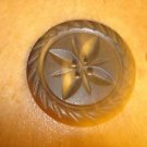 Large vintage nicely carved plastic button. Large vintage nicely carved plastic button.