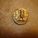 Pewter button with Egyption Farao head.
