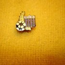 Vintage Liverpool FC Uruguay football button hole badge pin offered MTH