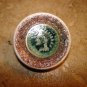 Large wood button with indian head.
