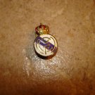Vintage Real Madrid all metal button hole soccer pin badge.