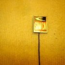 Vintage Simca car advertising stick pin badge offered by MTH