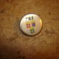 Silver metal button SAS with flags.