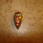 Vintage Real Zaragoza all metal button hole soccer pin badge.