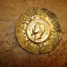Unique metal button with Napoleon III Empereur 1861 bust.