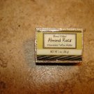 Wood advertising button for Almond Roca chocolate Toffee wafer.
