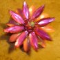 Gorgoeus large metal glass rhinestones button.