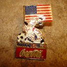 World cup soccer USA 1994 Coca Cola all metal pin badge.