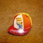 World cup France 98 Spain Coca Cola football soccer pin badge.