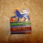 Aston Vila The F.A. Premier League all metal soccer pin badge.