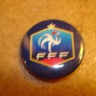 French Foodball Federation Football Soccer Club Official Metal Button Badge.