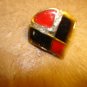 Art deco style all metal button.