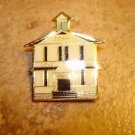 100th Lake shore all metal brooch pin