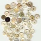 Nice lot over 45 antique mother of pearl smaller buttons.