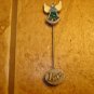 All metal hat pin with angel, shiny rhinestones and LOVE.