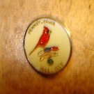 Pennsylvania 1995-1996 with cardinal bird all metal brooch pin badge.