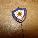 Vintage Leicester City F.C. all metal soccer stick pin badge.