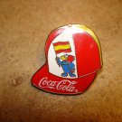 World cup soccer France 1998 Spain Coca Cola pin badge.