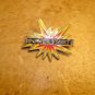 Metal brooche pin Power start.