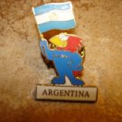 World cup soccer France 1998 Argentina pin badge.