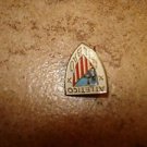 Vintage Atletico Bilbao all metal brooche soccer pin badge.