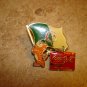 Algeria Coca Cola Olympics 1988 Seoul flag collection all metal pin badge.