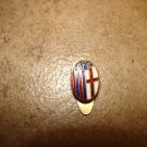 Vintage FC Bologna button hole soccer pin badge