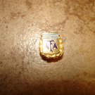 Vintage Argentina soccer federation button hole pin badge