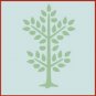 APPLE TREE STENCIL - FOLK ART - The Artful Stencil