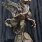 Antique Bronze Sculptor 1880s Greek Mythology ''Perseus & Shield ~ Medusa ~ Pegasus''
